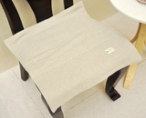 特价外贸纯色棉麻简约布艺绗缝薄款椅垫沙发垫汽车垫坐垫柔软舒适