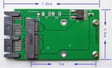 N-1831  pci-e（mSATA)接口SSD固态硬盘转1.8寸MICRO SATA接口