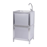 铝合金厨房柜简易灶台柜碗柜煤气灶柜不锈钢单水槽柜单水池柜