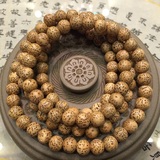 收藏级元宝子星月菩提108念珠，老料干磨密度极高，8.5MM  圆珠
