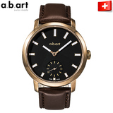 abart艾比亚瑞士手动机械表大气 简约大表盘腕表包豪斯MM121