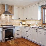 美国橡木实木整体橱柜  厨房厨柜定做 定制欧式中式美式风格CG002