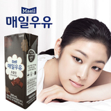 预售韩国原装进口maeil每日牌巧克力灭菌鲜牛奶200ml