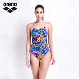 Arena阿瑞娜 女士连体性感三角泳装显瘦泳衣训练款TSS6110W