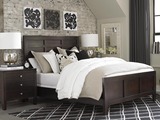 美式乡村仿古实木家具简美卧室1.8米1.5米双人板式床桦木榫卯定制