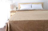 宾馆酒店床上用品批发毛腈纶纯色驼色毯休闲毯毛毯绒毯特价包邮