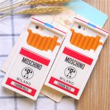 QK潮牌moschino烟盒手机壳iPhone6s个性创意6plus硅胶软壳5s保护