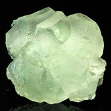 【矿石之家】漂亮内透窗口绿色萤石 矿物晶体标本矿标原石501