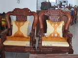 专业定做红木沙发坐垫，中式古典红木垫带靠枕 罗汉床垫贵妃椅垫