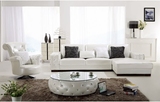 欧式简约 真皮沙发转角现代大小户型客厅组合创意休闲大皮艺沙发