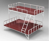 双人床单人床不锈钢管床母子床订做环保床加粗双层床1.2 1.5 1.8