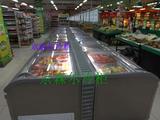 新款超市组合式岛柜直冷岛柜欧式组合柜速冻柜水饺冷冻柜卧式冰柜
