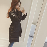 2015女装冬季新款韩版中长款羽绒棉修身收腰显瘦长袖棉衣棉服外套