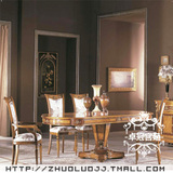 卓冠宫廷 欧式 餐椅 圆形餐桌 意大利 新古典 美式 餐椅 jyz025