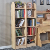 原木经济型置物架提供安装说明书简易山东省书柜实木落地桌上书架