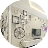 电视背景墙壁纸简约现代卧室客厅3D欧式无纺布墙纸影视墙墙布壁画