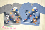 2015秋款 ZOOMIC 日本正品原单动物园男女儿童条纹长袖 宝宝T恤