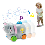 英纷 音乐小象遥控车 吹泡泡玩具宝宝儿童礼物礼品1-3岁电动无线