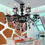 欧式奢华新古典吊灯 黑白色创意餐厅卧室客厅美容院酒店装饰吊灯