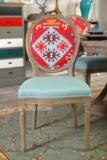 餐椅北欧圆背椅法式乡村风格休闲洽谈橡木椅设计大师工厂直销包邮