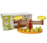 蒙特梭利蒙氏教具木制天平枰 儿童科学实验称重平衡宝宝早教玩具