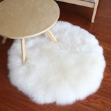羊毛地毯床边加厚圆形地毯地垫摇椅地垫摇椅电脑椅毯瑜伽垫可定做