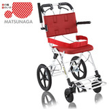 松永便携轮椅车折叠轻便免充气老年人儿童残疾人代步车轻便上飞机