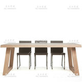 北欧实木 办公桌 长桌现代简约写字台时尚宜家电脑桌洽谈桌会议桌