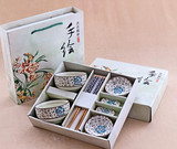日式手绘陶瓷器餐具套装情侣碗碟碗筷礼盒装创意婚庆礼品节日礼物