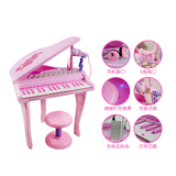 琴台式女孩小钢琴玩具可充电3-8岁琴儿童电子琴带麦克风宝宝电子