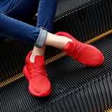 大红色椰子鞋350运动鞋女透气跑步鞋秋季韩版鞋子休闲学生春秋