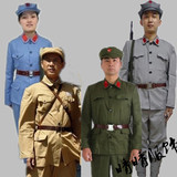 新款男女红军服革命军服装八路军军装新四军合唱表演演出服装成人