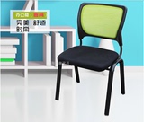 厂家直销 上海办公椅员工培训椅 无扶手简约洽谈椅小姐椅带写字板