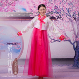 新款韩服大长今舞蹈表演服装 朝鲜族女装 民族服饰 改良古装