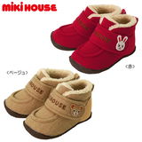 国内现货 mikihouse日本代购 miki冬季保暖一段学步鞋 日本制
