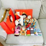 玩具礼盒 新年礼物 猴年玩具套盒新生儿益智玩偶礼品盒 小猴子