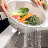 爱丽思IRIS厨房塑料多功能沥水盆水盆洗菜盆淘米盆加厚洗水果盆子