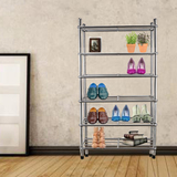 简易不锈钢鞋架加厚加固加宽多层鞋柜创意组合鞋厨厅收纳柜储物架