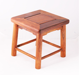 梦元红木方凳子花梨木矮凳中式仿古小方凳缅甸花梨木富贵凳子