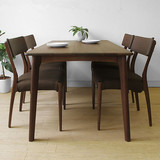 实木宜家餐桌椅日式家具简约饭桌餐桌北欧现代小户型白橡木餐桌