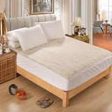 加厚纯羊毛床垫保暖被褥冬季床垫褥1.5垫被床褥子1.8米双人保护套