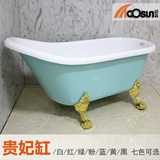 亚克力贵妃浴缸 七种色彩定制 保温双层加厚浴盆1.2-1.7米包物流