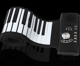 cj2016升MIDI带踏板手卷钢琴88键模拟钢琴练习键盘便携式电子琴