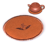 麻布亚麻方形中国风杯垫手工碗垫布艺隔热垫餐垫可爱工夫茶道壶垫