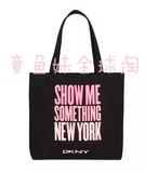 出口日本原单 SWEET杂志款附录DKNY字母单肩包环保袋购物袋