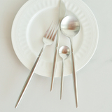 葡萄牙款高档原色西餐刀叉勺餐具套装 不锈钢主餐牛排刀叉汤勺子