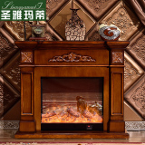 1.5米实木壁炉 实木雕花壁炉 壁炉装饰柜 电视柜壁炉 取暖炉芯