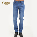 Edenbo/爱登堡男士牛仔裤夏季薄款宽松直筒舒适透气 专柜正品长裤