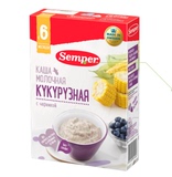 俄罗斯代购瑞典森宝牛奶玉米蓝莓米粉 200g 6M