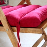 躺椅垫子秋冬季加厚保暖摇椅垫藤椅毛绒靠垫沙发折叠躺椅坐垫棉垫